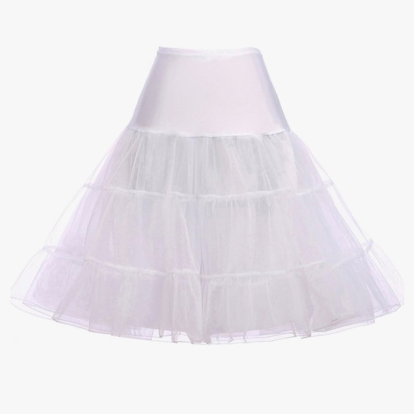 GRACE KARIN Women's 50s Petticoat Skirt Tutu Crinoline Slip Underskirt CL008922 - Picture 6 of 8